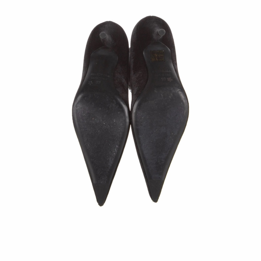 Balenciaga Black Velvet Knife Boots 36 - Picture 4 of 4